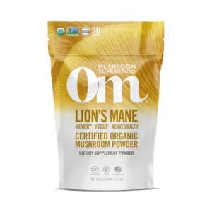 OM Lion’s Mane Organic Mushroom Powder